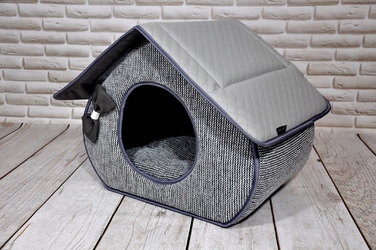 Будиночок-ліжечко SjestaPupila для собак та котів, розмір M (35x32 см)
