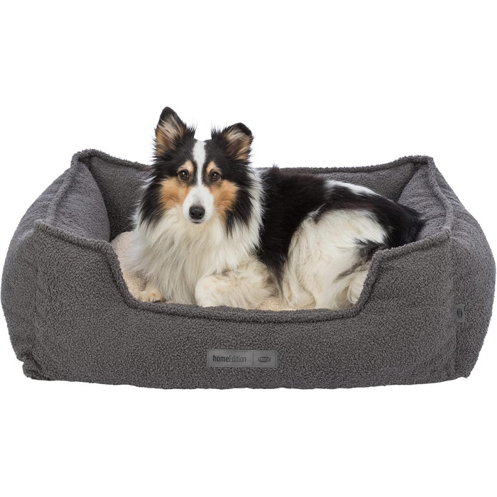 Тріксі Hundebett Coline - ліжко для собак, 80x65 см, з перероблених матеріалів, антиковзаюче, миється, середній розмір