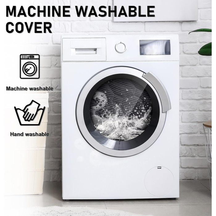 OKYUK Преміум лежанка для собак - захист дивану для тварин, ручної роботи та пральна подушка для собак, м'яка лежанка для собак для всіх розмірів (75 x 75 см) (90 x 90 x 10 см, колір: темно-сірий)