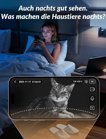 Автомат годування котів з камерою, розумний автомат для котів, 5л, 1–6 прийомів їжі для котів та тварин середніх розмірів з відео