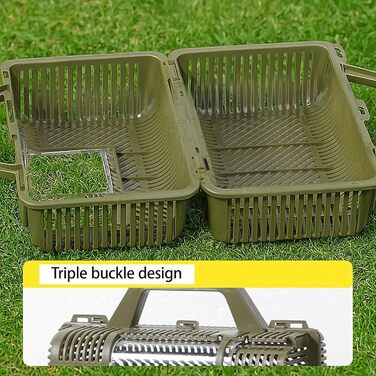 Транспортувальний контейнер для птахів STHOYN: дорожній клітка, переноска для папуг та канарек, зелений