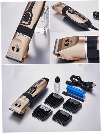 Машинка для стрижки шерсті тварин Supvox Tierhaarschneidemaschine з керамічним ножем, тиха та потужна