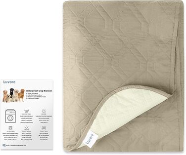 Водонепроникний килимок для собак, антиковзаюча підстилка для собак, захист дивану та ліжка, міцна підстилка для котів, захисний килимок, що можна прати, для дивану, ліжка, авто, у дорогу, хакі, 137x208 см