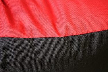 Крісло-лежанка для собак та котів Odol-Plu, 90x60 см, вологостійке, чорно-червоне