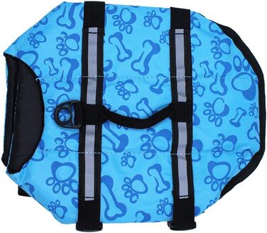 Жилет для собак Snik-S: блакитний, з регульованим ремінним кріпленням та світловідбиваючими смугами