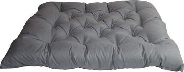 Ортопедичне ліжко для собак Mayaadi-Home: м'яке, гіпоалергенне, для дому та в авто (60x50 см, сірий)