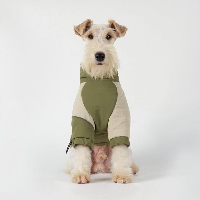 Зимовий теплий водонепроникний одяг для собак, розмір M, для прогулянок на вулиці, відбиваючий елемент