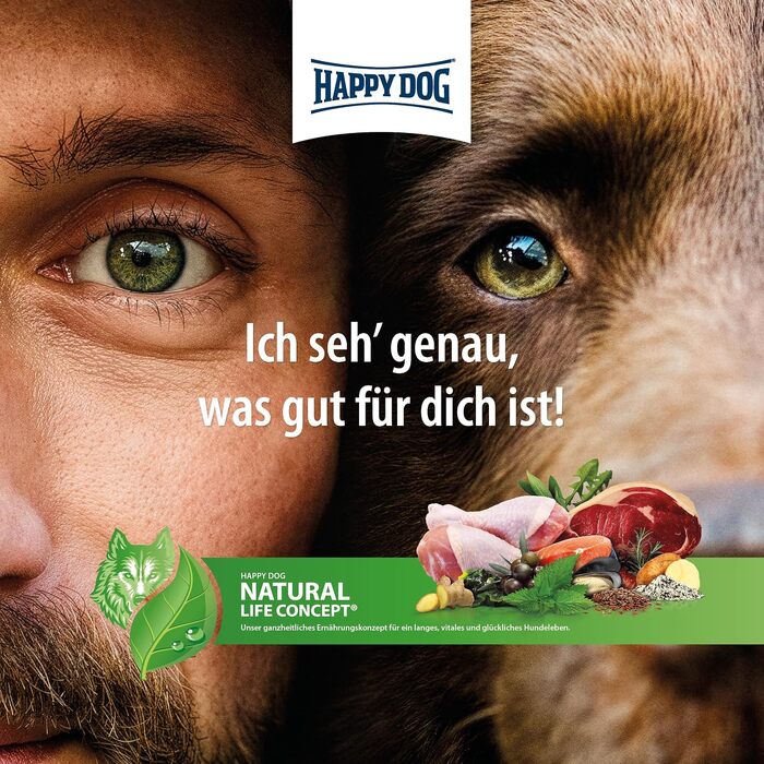 Сухий корм для собак Happy Dog NaturCroq з ягнятиною та рисом для чутливого травлення, 15 кг