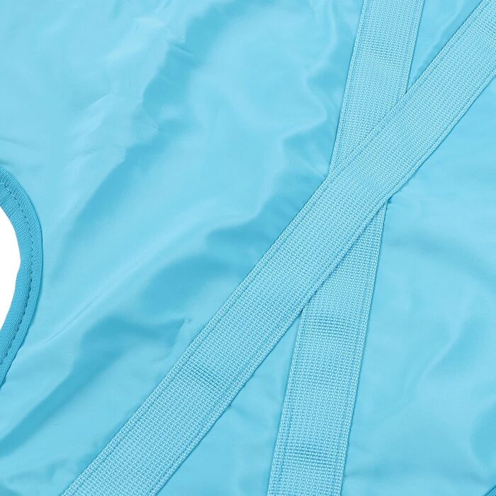 Гніздо-гамак для собак розмір L, блакитне, дихаюче, запобігає натиранню, регульовані ремені, повід для маленьких тварин