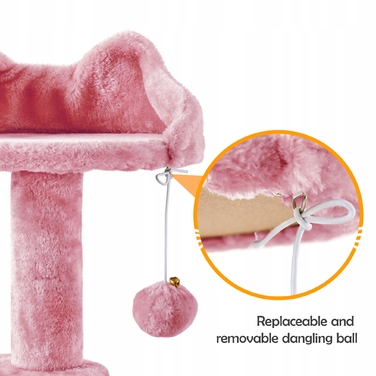 Високий когтеточка-вежа для котів Yaheetech, 101 - 160 см