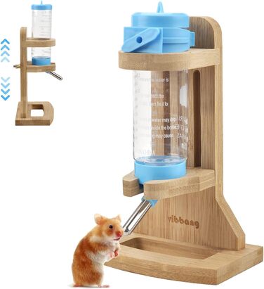 Поїлка для хом'яків Vibbang з підставкою, 125 мл, для морських свинок, кроликів, шиншил, їжаків, хорек