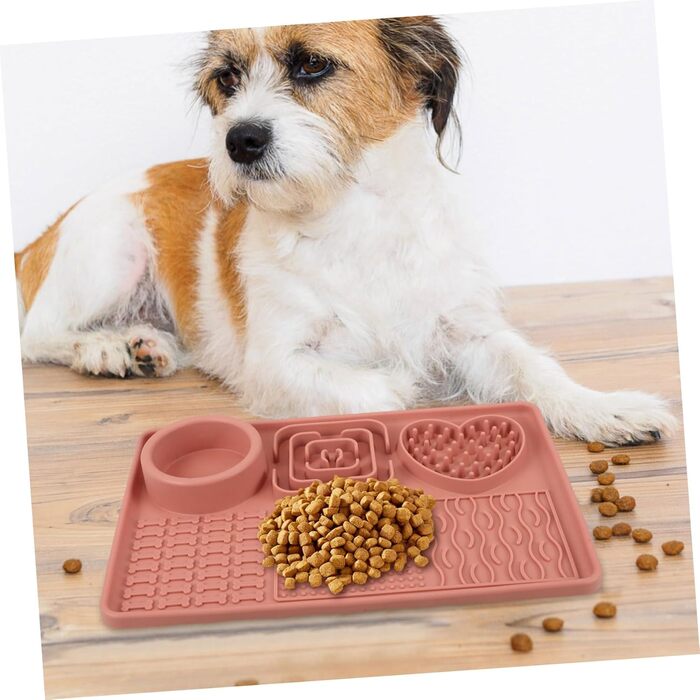 Килимок для собак та котів з присосками, повільне годування, силікон, килимок для тварин, проти швидкого поїдання