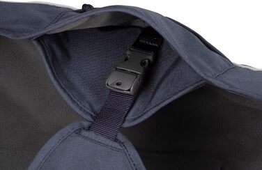 RUFFWEAR Overcoat Fuse: Куртка та шлейка для собак 2-в-1, з флісовою підкладкою, X-Small (XXS, Базальтовий Gray)