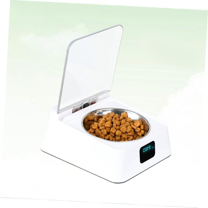 Автоматичний годівниця для котів та собак Kisangel з інфрачервоною індукцією, велике завантаження, антиковзаюча основа