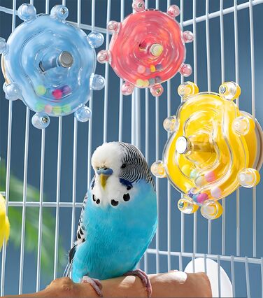 Іграшки для папуг Conure, набір з 3 шт., аксесуари для клітки, для дрібних і середніх птахів, хвилясті папужки, нерозлучники, міні-ара, майна