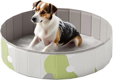 Надувний басейн для собак та котів, 80/100 см | Зручний, портативний, літній басейн для тварин