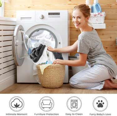 PETTOM водонепроникна флісова ковдра для собак і котів 75x100 см, м'який плед для домашніх тварин, захист дивану, авто, ліжка, машинне прання, сірий
