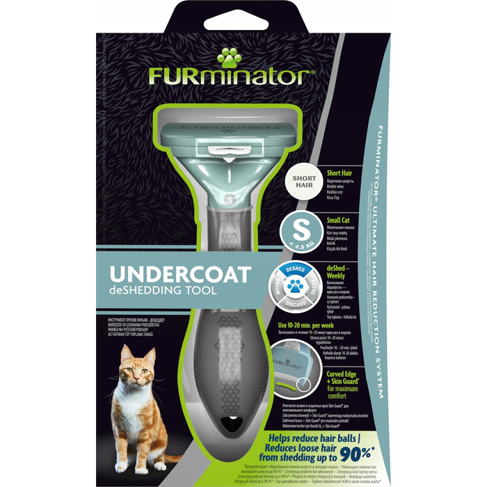 FURminator гребінець для короткошерстих котів малих порід (S)