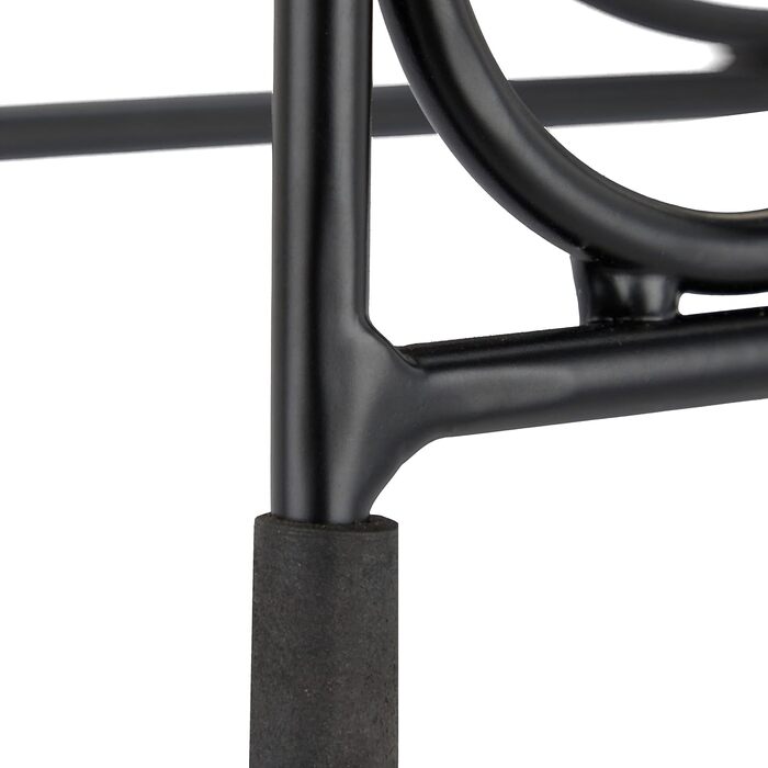 Набір мисок для собак Relaxdays з підставкою, 2 миски з нержавіючої сталі по 300 мл, чорний/сріблястий, для корму та води