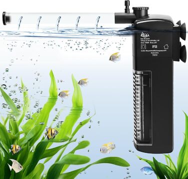 Фільтр для акваріума AQQA, внутрішній, 5.5W, 400 л/год, до 200 л
