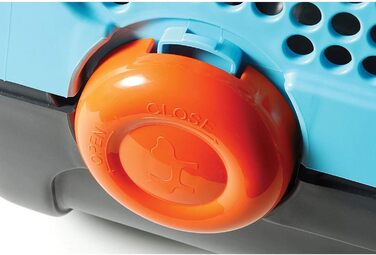 Транспортний бокс для собак та котів UNITED PETS A.U.T.O., міцний, виготовлений в Італії, зелений/бежевий, з гігієнічним килимком, 51 x 37 x 33 см