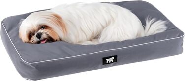 Ортопедичний лежак для собак та котів FERPLAST Polo - 80x50x8 см (Сірий)