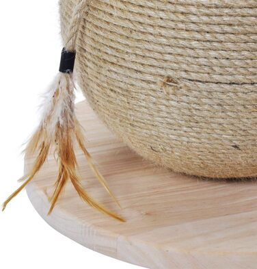 VOSS.PET Vesta: Кігтеточка-кігул з джютового мотузка, 30x30 см, преміум якість