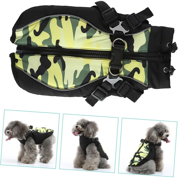 Теплий зимовий костюм для собак GLEAVI з поліестеру для маленьких собак. Зносостійкий костюм для цуценят, зручний одяг для собак у холодну погоду