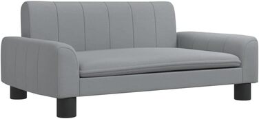 Крісло-лежанка для собак та котів, лежанка для домашніх тварин, 70x45x30 см, світло-сіра