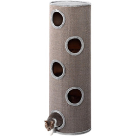 Кігтеточка для котів Europet Bernina Trend Extreme, 50x50x150 см, світло-сіра