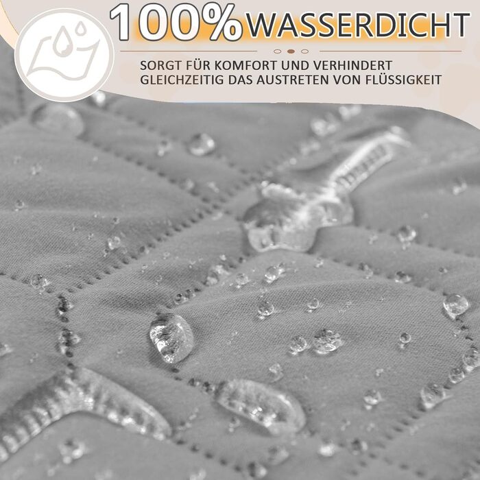 Водонепроникний килимок для собак GYURO - двосторонній, м'який, 97x190 см (Сірий)
