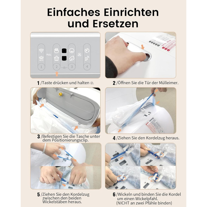 Автоматичний туалет для котів LELO PAWS, 65л, самоочисний, з контролем запаху, керування через APP, електричний, XXL, з мішком для сміття та килимком, для кількох котів, білий (блакитний)