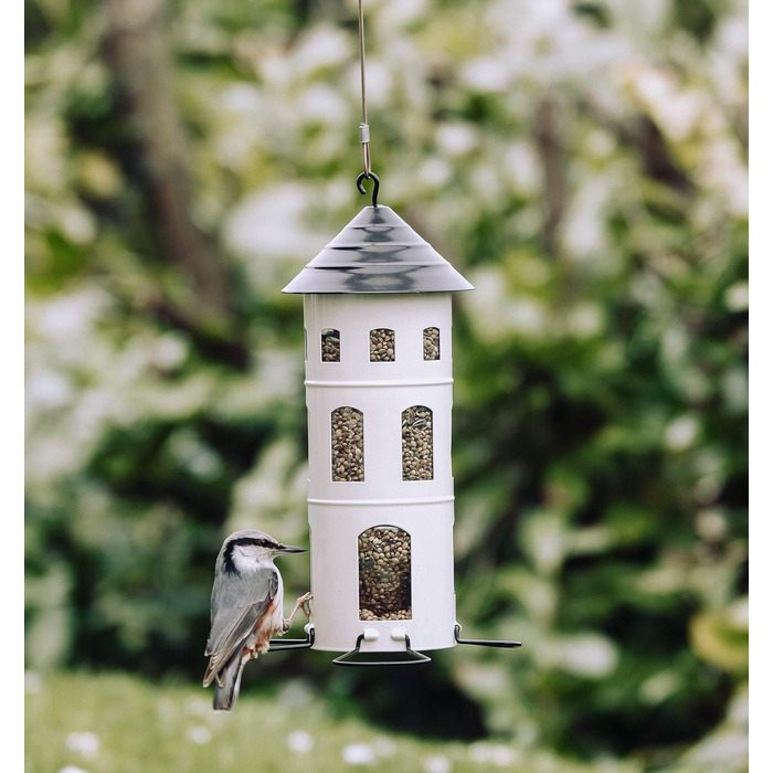 Годівниця для птахів Wildlife Garden WG340, комбінована, біла, метал