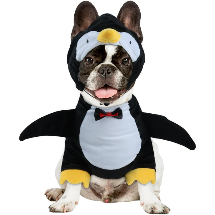 Костюм на Хелловін для собак Hotumn: Пінгуїн, милий та кумедний, для маленьких та середніх тварин (розмір M)
