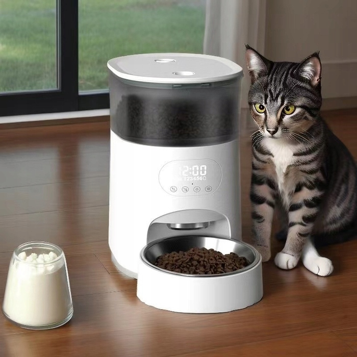 Автоматичний годувальник для тварин, пластиковий дозатор корму, 6 мл