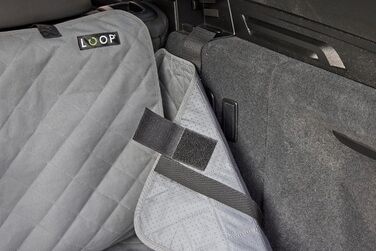 Захист для автосидіння Loop Hundematte: водонепроникний килимок для собак з кишенями, антислизький, миючий | LOOP-DMK5000