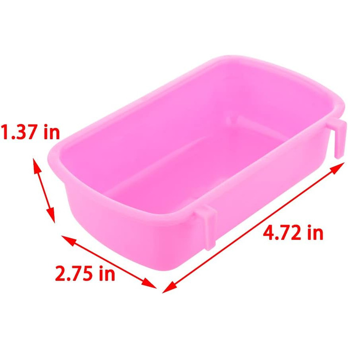 Набір мисок для дрібних тварин: хом'яки, миші, щури, їжаки, 4 шт.