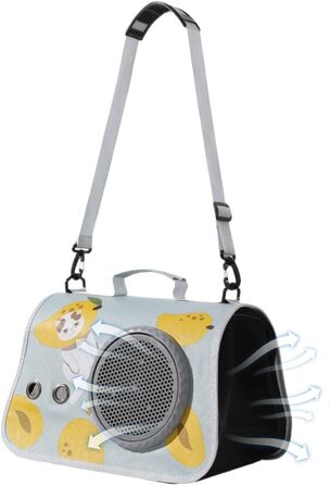 Транспортна сумка для котів – переноска для тварин з плечовим ременем, органайзер для подорожей, кемпінгу та прогулянок