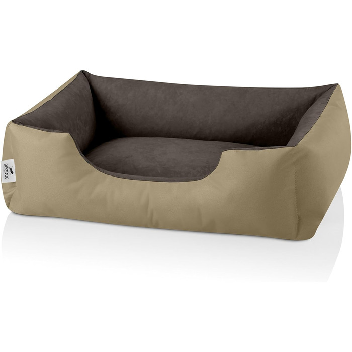Лежак для собак BedDog M – знімний чохол, для малих порід, м'яка подушка, диван, кошик, праний