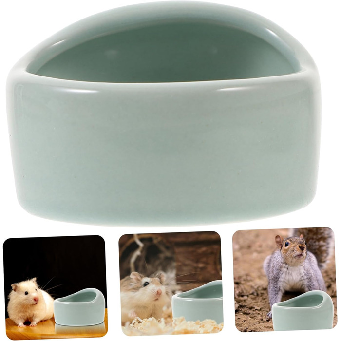 Набір мисок для хом'яків та дрібних тварин Ipetboom (2 шт.) - білий, миска для води та корму, аксесуари для домашніх тварин