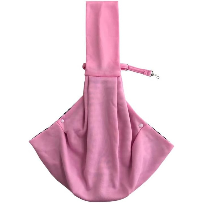 Сумка-переноска для собак Leconpet, сумка-переноска на плечі для домашніх тварин з кишенею для телефону, надійна застібка, замок безпеки, підходить для цуценят, маленьких собак та котів для подорожей на відкритому повітрі (Морський) (Рожевий)