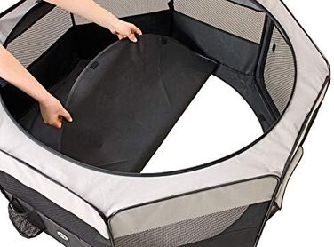 Karlie Smart Top Lounge L - лежанка для котів, сіра та чорна, розмір L (74x74x35 см)