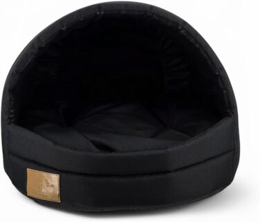 Будка для собак ODOLPLUSZ Hundehütte – комфортний дім для вашого улюбленця (Чорний, M)