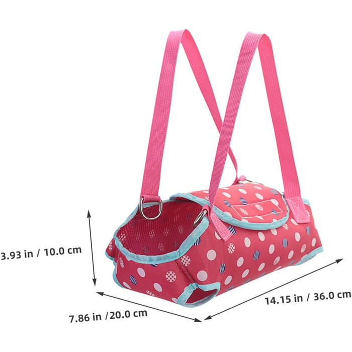 Переноска для собак ERINGOGO - 2 шт. Дихаюча переноска для маленьких тварин, регульована сумка для вигулу та подорожей