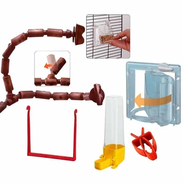 Клітка Ferplast, 58 x 69 x 34,5 см, чорна