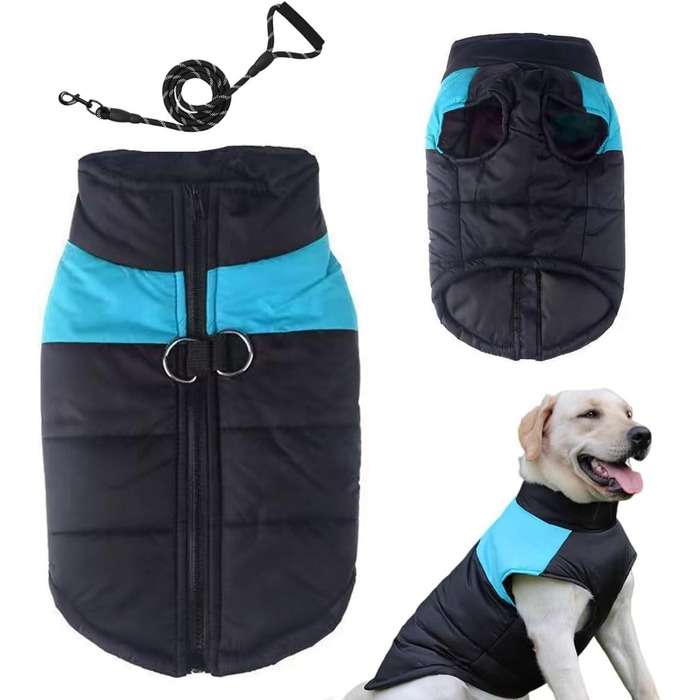 Зимовий теплий жилет для собак з відстібним дзеркалом, водонепроникний, для великих і середніх собак, зручний, теплий, для активного відпочинку, Hunter Weste (розмір: S, M)