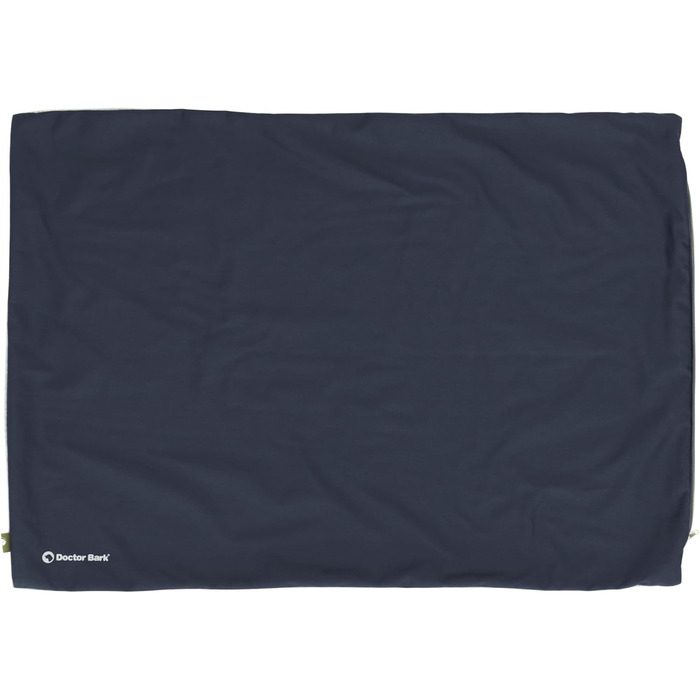 М'яке ліжко для собак великих порід Doctor Bark GreenLabel, XL, зелене/короїдний синій, легко миється