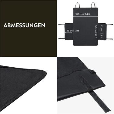 Захисна підкладка в багажник для собак Pretex - водовідштовхувальний килимок для автомобіля 153x103 см