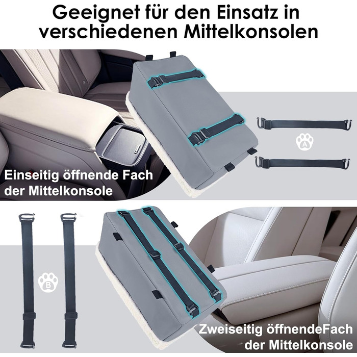 Автокрісло для собак та котів, сіре, до 5.4 кг