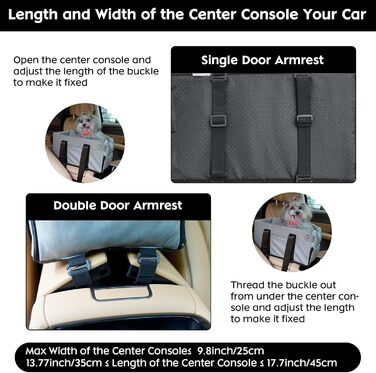 Автокрісло для собак та котів: стабільне, з ременями, знімне, миється, до 6 кг